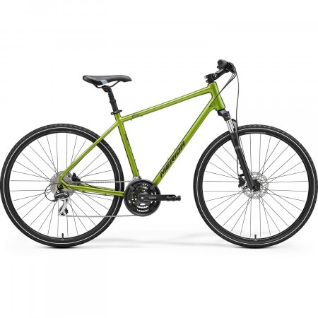 Bicicleta de Trekking/Oras Barbati Merida Crossway 20 Verde/Negru 22/23
