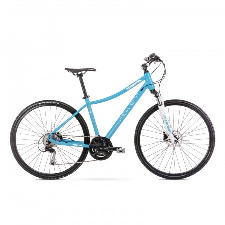 Bicicleta de trekking pentru femei Romet Orkan 4 D Albastru 2021