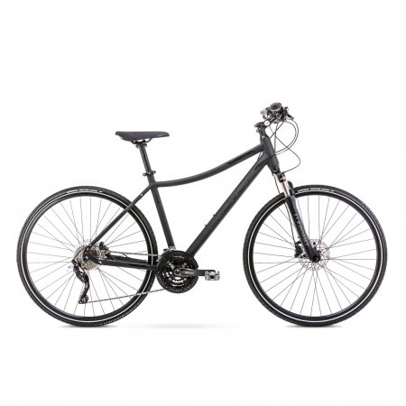 Bicicleta de trekking pentru femei Romet Orkan 8 D Negru 2021