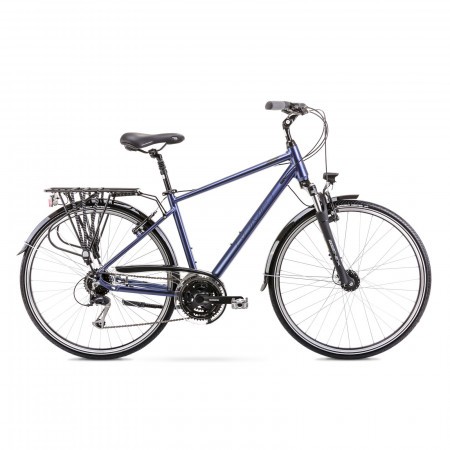 Bicicleta de trekking pentru barbati Romet Wagant 5 Albastru inchis 2021