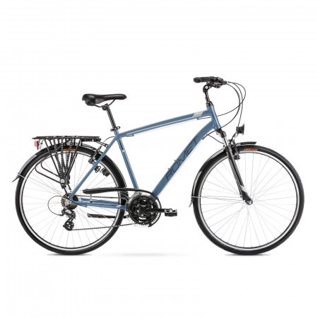 Bicicleta de trekking pentru barbati Romet Wagant Albastru/Argintiu 2021