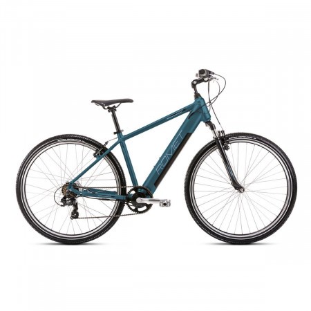 Bicicleta electrica de trekking barbati Romet Orkan 1 M RM Integrat Bleumarin/Albastru 2023