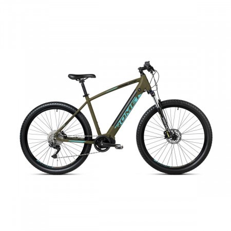 Bicicleta electrica MTB unisex Romet E-Rambler E9.0 Olive/Turcoaz 2023