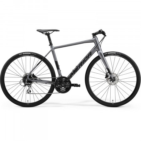 Bicicleta Fitness Unisex Merida Speeder 100 Argintiu/Negru 22/23