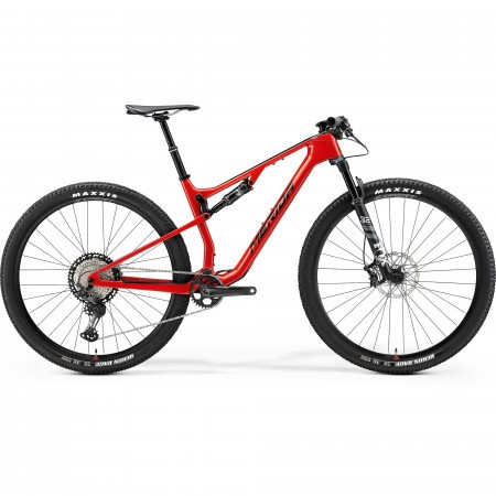 Bicicleta MTB Full Suspension Unisex Merida Ninety-Six RC XT Rosu/Negru 22/23