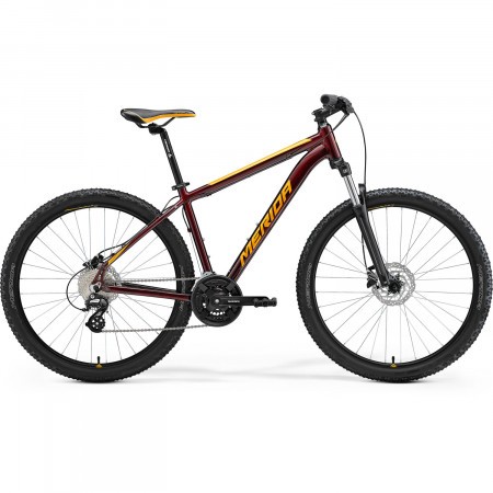 Bicicleta MTB Unisex Merida Big.Seven 15 Bordo/Portocaliu 22/23