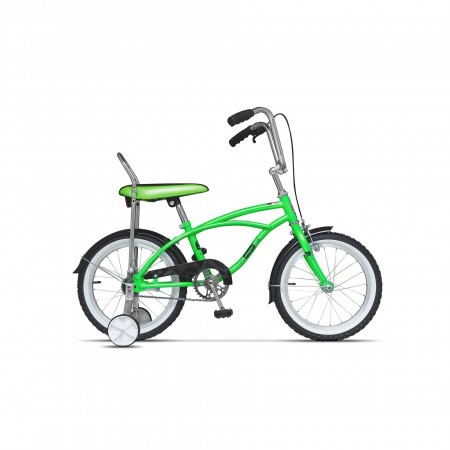 Bicicleta pentru copii Pegas Mezin 2017 B 1 viteza Verde Neon