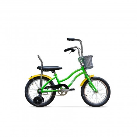 Bicicleta pentru copii Pegas Mezin F 16 inch 1 viteza Verde Oac Oac