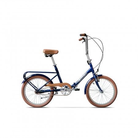 Bicicleta pliabila unisex Pegas Practic Albastru Calator
