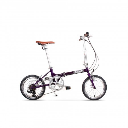 Bicicleta pliabila unisex Pegas Teoretic 7S pliabil Mov Mat