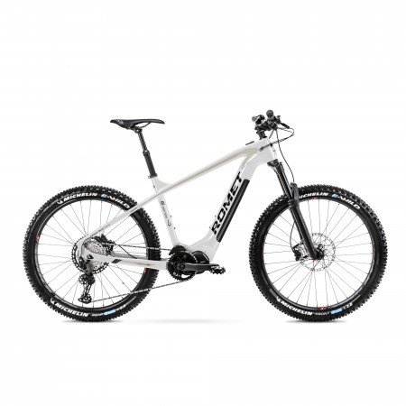 Bicicleta Electrica pentru barbati Romet ERM Carbon 205 27.5 Alb 2022