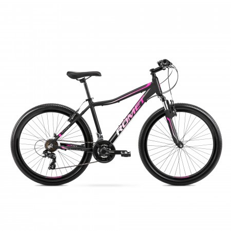 Bicicleta de Munte pentru femei Romet Jolene 6.0 Negru/Roz 2022