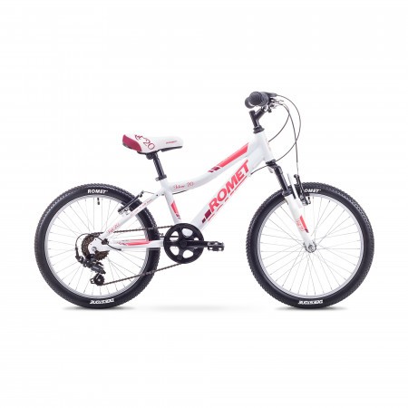 Bicicleta pentru copii Romet JOLENE KID 20 Alb/Roz 2018 [Produs Buy Back]