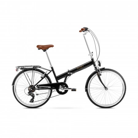 Bicicleta pliabila unisex Romet Jubilat Eco Negru 2022