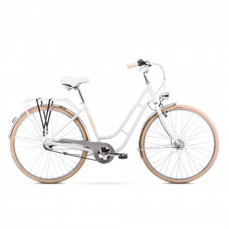 Bicicleta de Oras pentru femei Romet Luiza Classic 26 Alb 2022