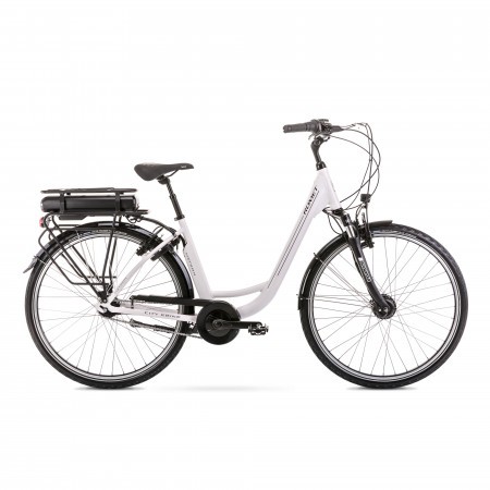 Bicicleta Electrica pentru femei Romet Metron Alb 2022
