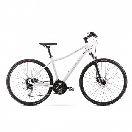 Bicicleta de Trekking pentru femei Romet Orkan 3 D Alb 2022