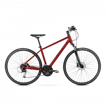 Bicicleta de Trekking pentru barbati Romet Orkan 5 M Rosu/Negru 2022