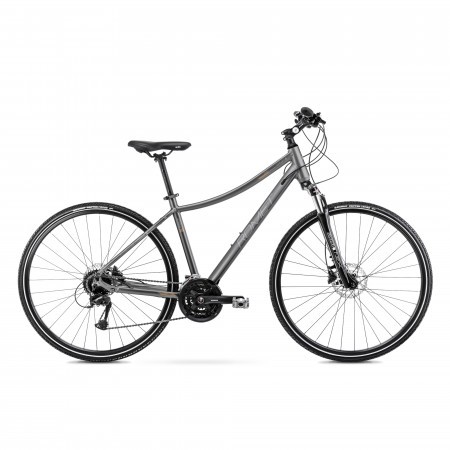 Bicicleta de Trekking pentru femei Romet Orkan 6 D Grafit/Auriu 2022