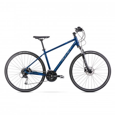 Bicicleta de Trekking pentru barbati Romet Orkan 6 M Bleumarin/Albastru 2022
