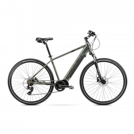 Bicicleta Electrica pentru barbati Romet Orkan MM 1 M Verde inchis/Negru 2022