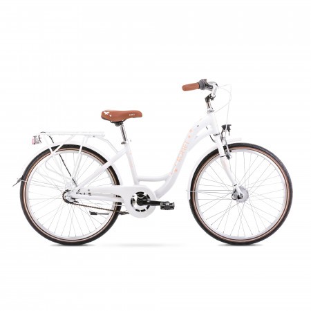 Bicicleta pentru copii Romet Panda 2 Alb/Roz 2022