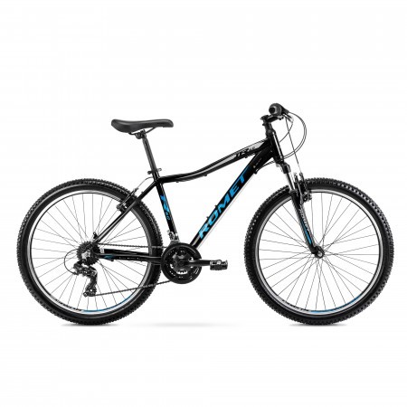 Bicicleta de Munte pentru copii Romet Rambler R6.0 JR Negru/Albastru/Argintiu 2022