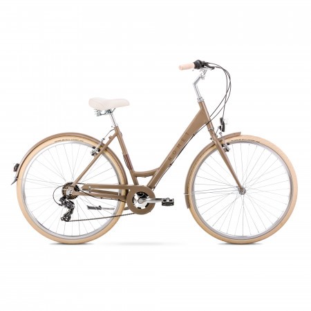 Bicicleta de Oras pentru femei Romet Sonata Eco Bej 2022