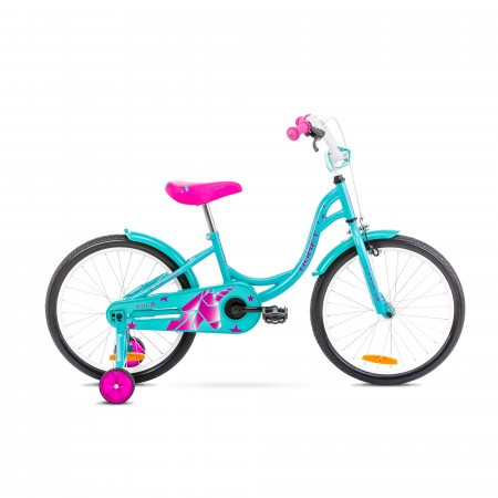 Bicicleta pentru copii Romet Tola 20 Turcoaz/Violet 2022 [Expus in magazin]