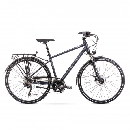 Bicicleta de Trekking/Oras pentru barbati Romet Wagant 10 Albastru inchis 2022