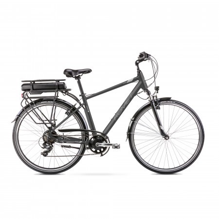 Bicicleta Electrica pentru barbati Romet Wagant RM Grafit/Argintiu 2022