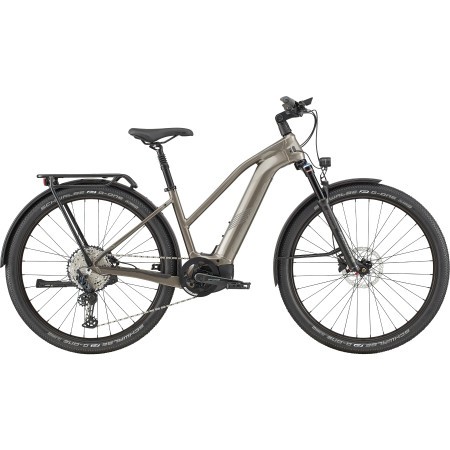Bicicleta electrica pentru femei Cannondale Tesoro Neo X 1 Remixte Gri meteor 2020