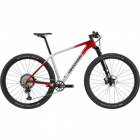 Bicicleta de munte hardtail Cannondale F-SI Carbon 2 Argintiu/Rosu 2021