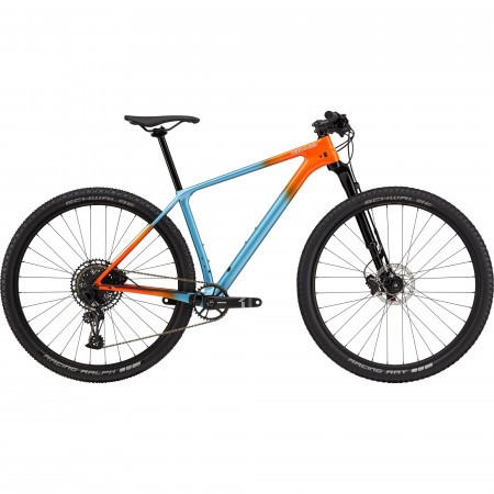 Bicicleta de munte hardtail Cannondale F-SI Carbon 4 Alpine Turcoaz/Portocaliu 2021