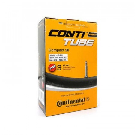 Camera bicicleta Continental Compact 20 slim S42 28-406-32-451