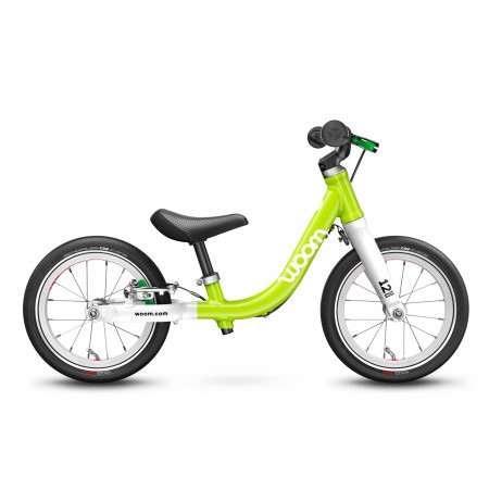Bicicleta fara pedale pentru copii Woom 1 Verde Lime