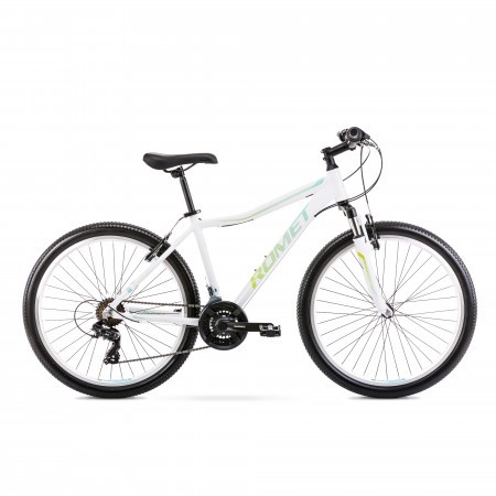 Bicicleta de munte pentru femei Romet Jolene 6.0 Alb/Albastru/Verde 2022