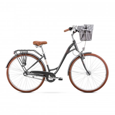 Bicicleta de oras pentru femei Romet Art Deco Classic Gri 2023