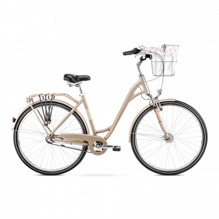 Bicicleta de oras pentru femei Romet Art Deco Classic Sampanie 2023