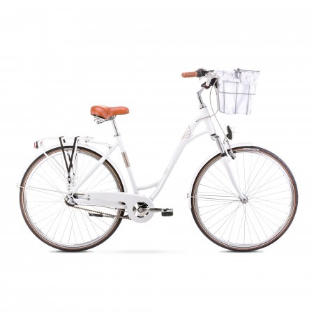 Bicicleta de oras pentru femei Romet Art Deco Eco Alb 2023