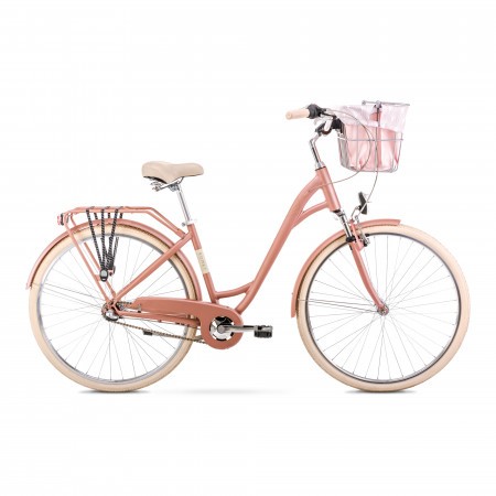 Bicicleta de oras pentru femei Romet Art Deco Eco Roz Mat 2023