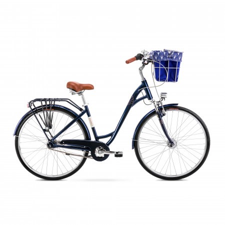 Bicicleta de oras pentru femei Romet Art Deco Lux Bleumarin 2023