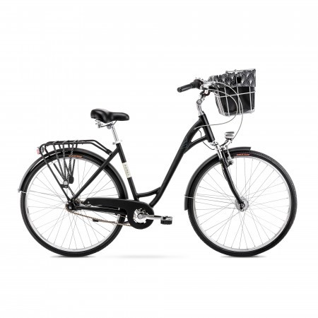 Bicicleta de oras pentru femei Romet Art Deco Lux Negru 2023