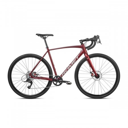 Bicicleta gravel unisex Romet Boreas 1 Lite Visiniu/Grafit 2023