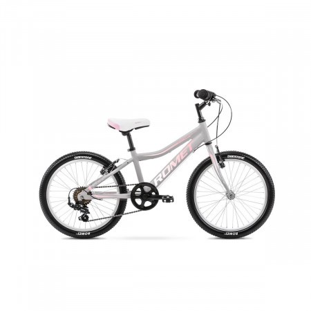 Bicicleta pentru copii Romet Jolene 20 Kid 1 S/10 Gri/Roz 2023