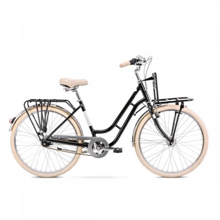 Bicicleta de oras pentru femei Romet Luiza Lux 26 M/18 Negru 2023