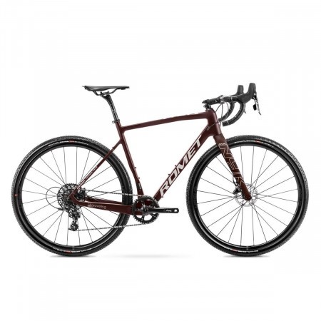 Bicicleta gravel unisex Romet NYK Maro/Bej 2023