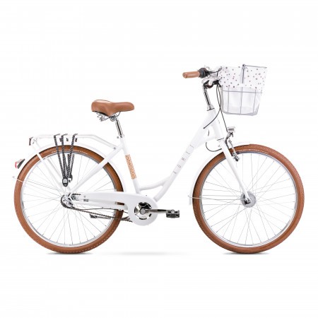 Bicicleta de oras pentru femei Romet Pop Art Classic 28 Alb 2023