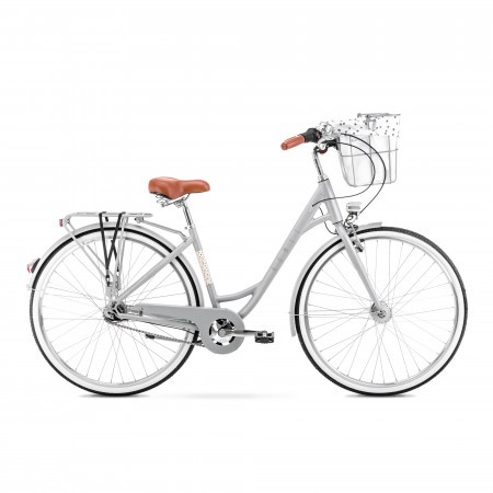 Bicicleta de oras pentru femei Romet Pop Art Lux Gri 2023