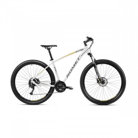 Bicicleta de munte pentru barbati Romet Rambler R9.3 Alb/Galben 2023